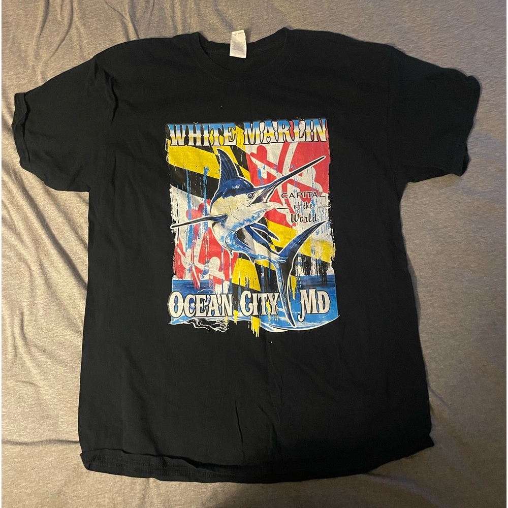 White Marlin OCMD Graphic Tee